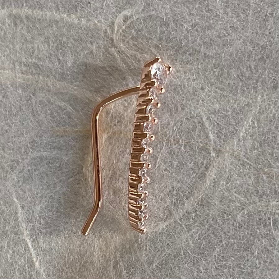 Ear Climber con Zirconi