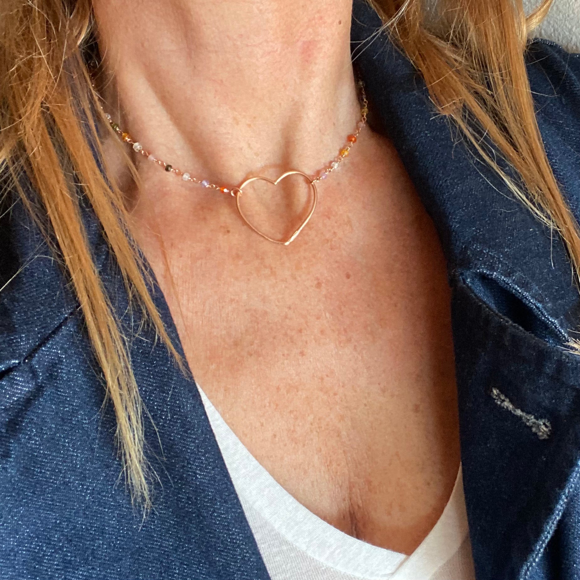Girocollo Multicolore Cuore