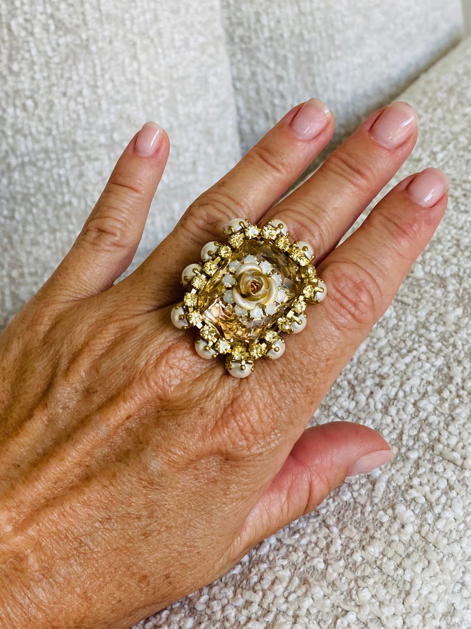 Anello Bridgerton brown Sand