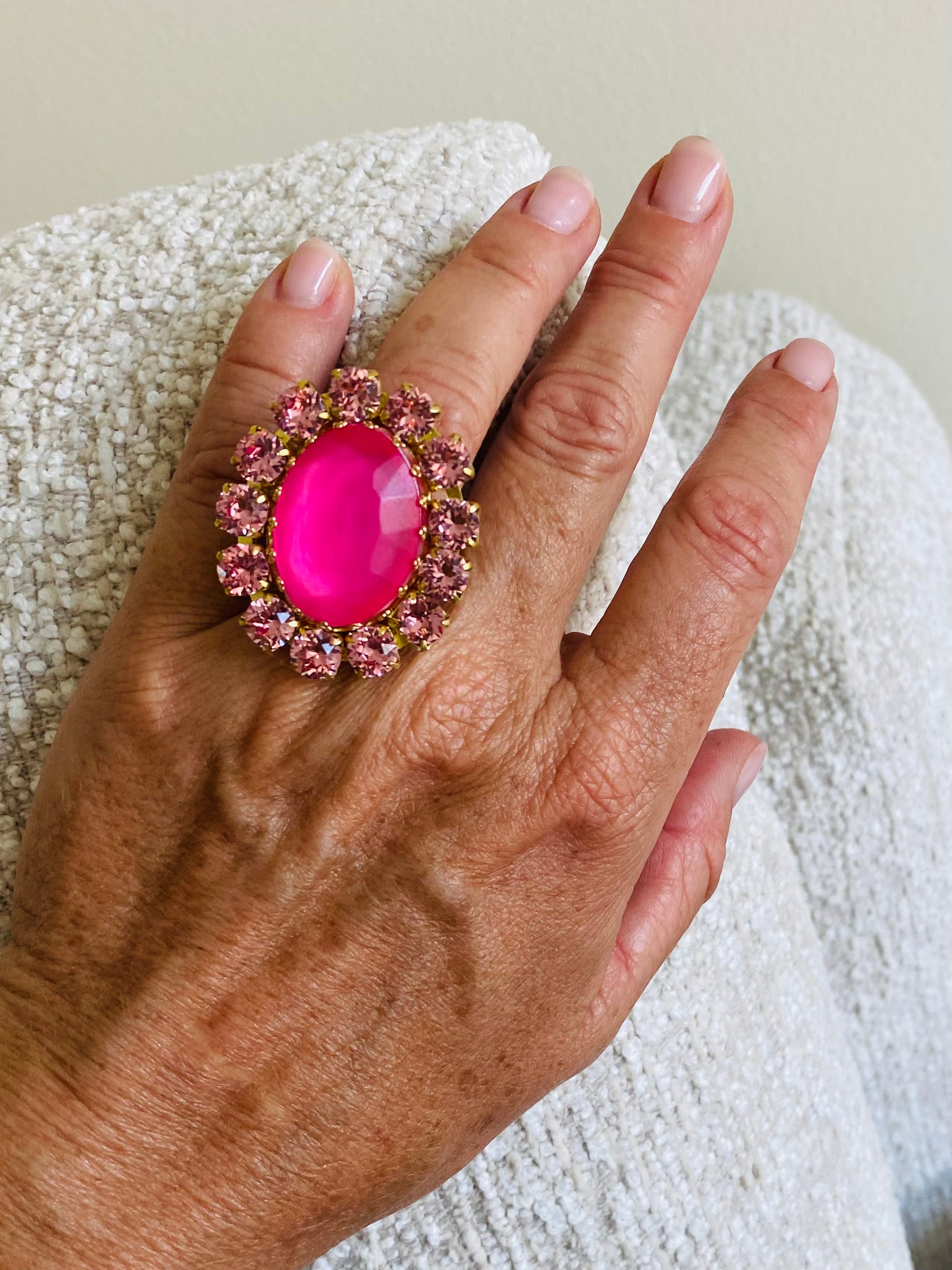 Anello Candy Rosa
