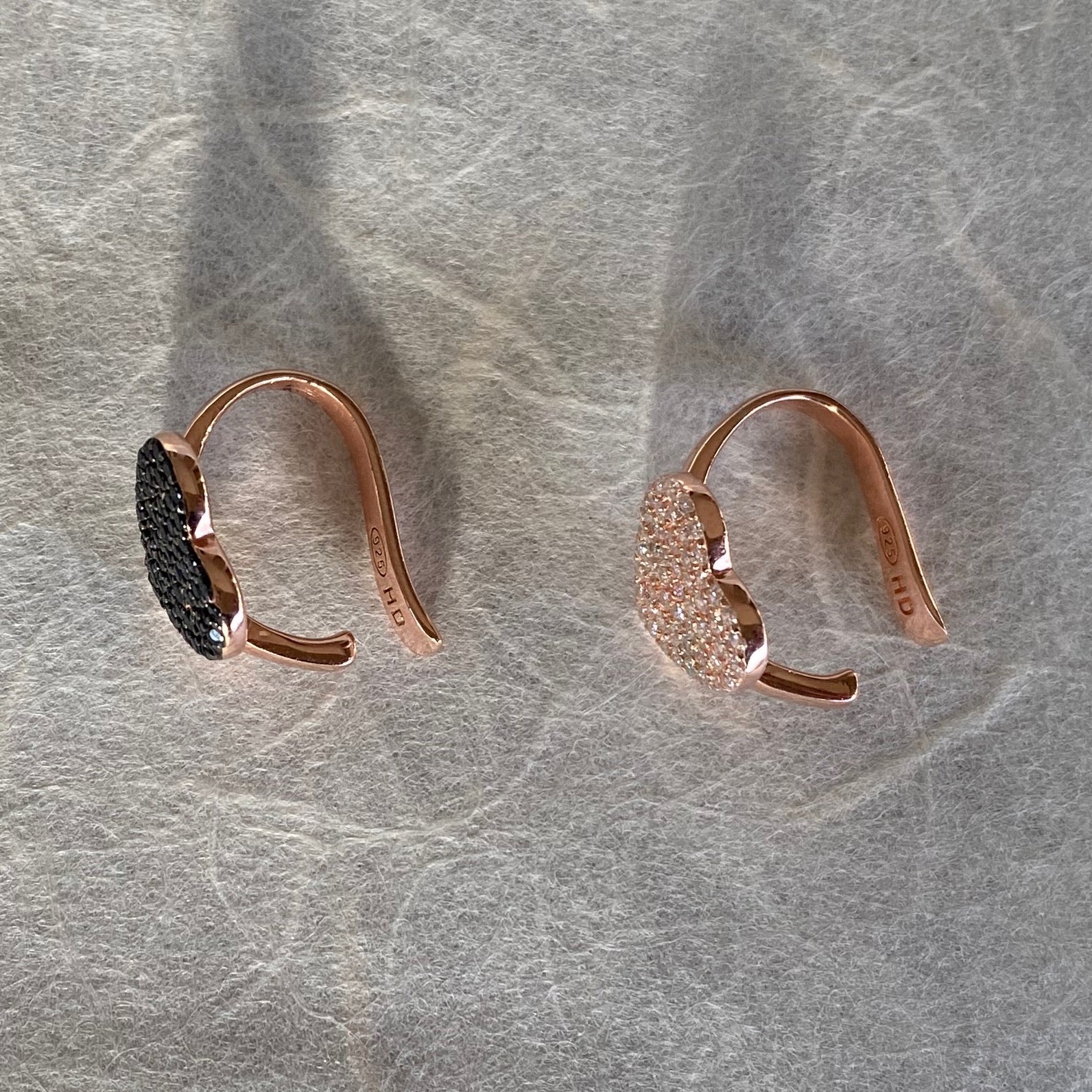 Ear Cuff con Cuore e Zirconi