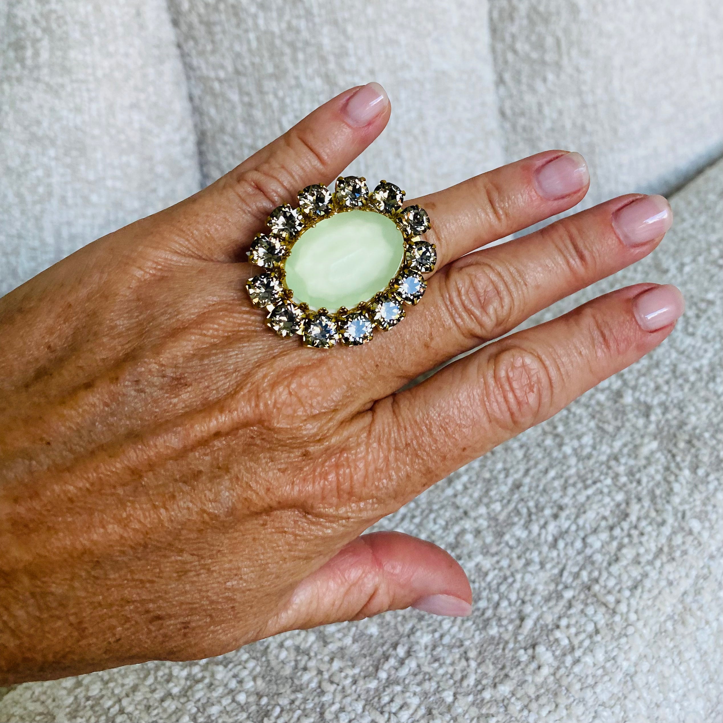 Anello Candy Verde