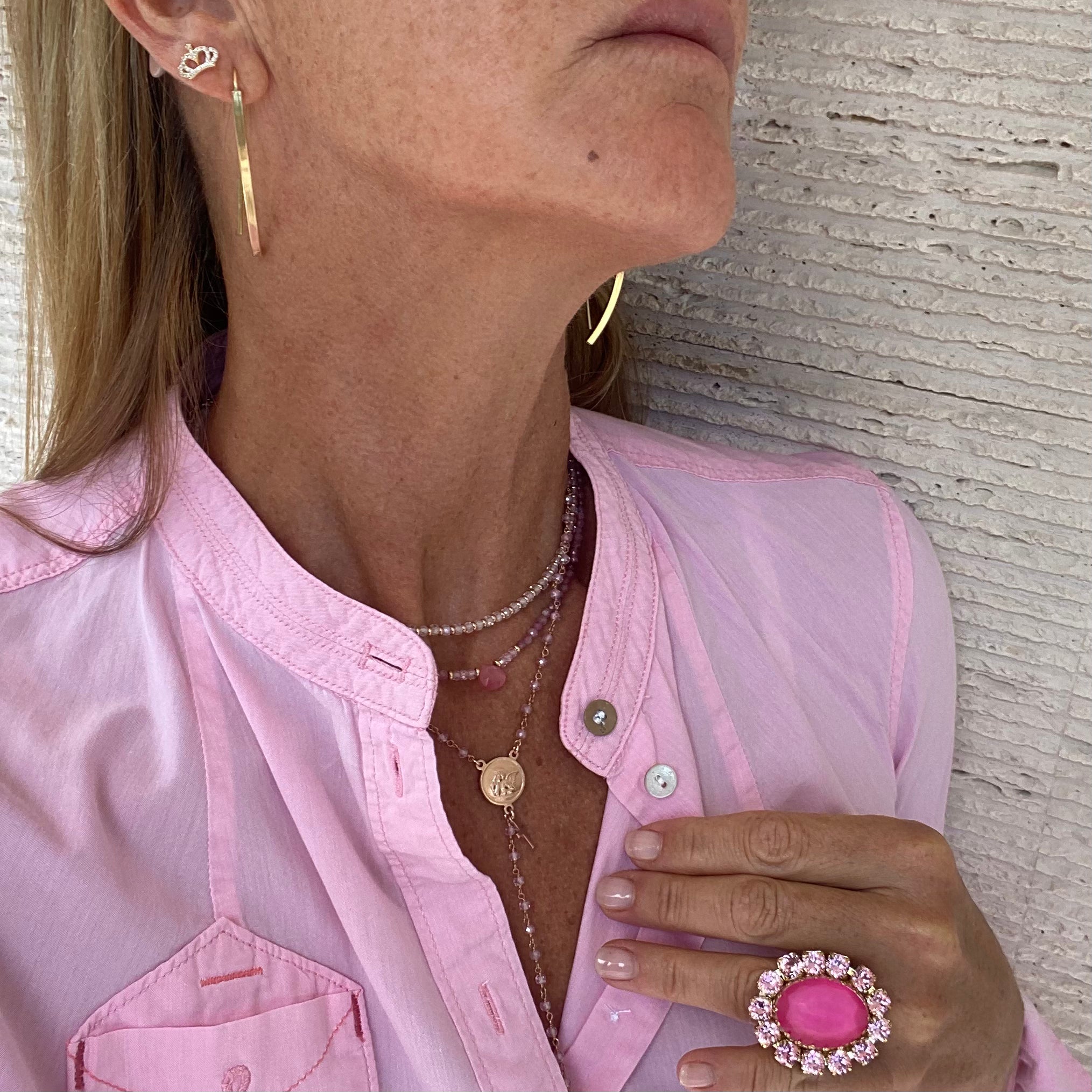 Anello Candy Rosa